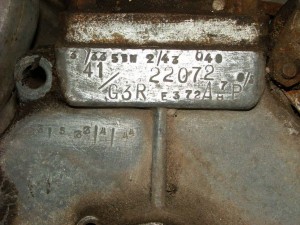 G3R and loads engine number